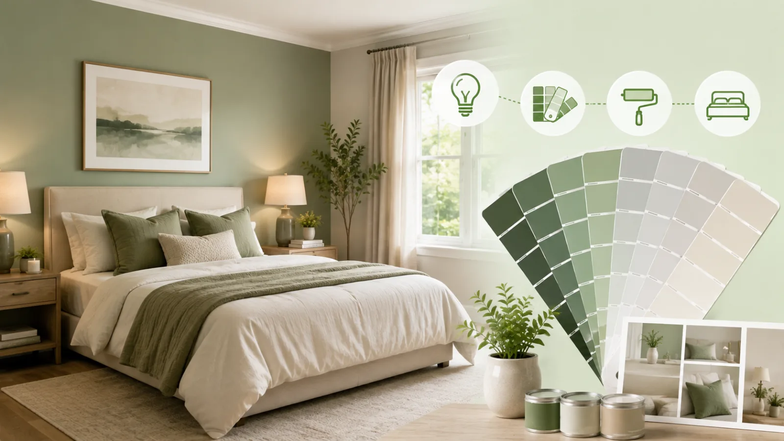 How to choose a paint color for a bedroom